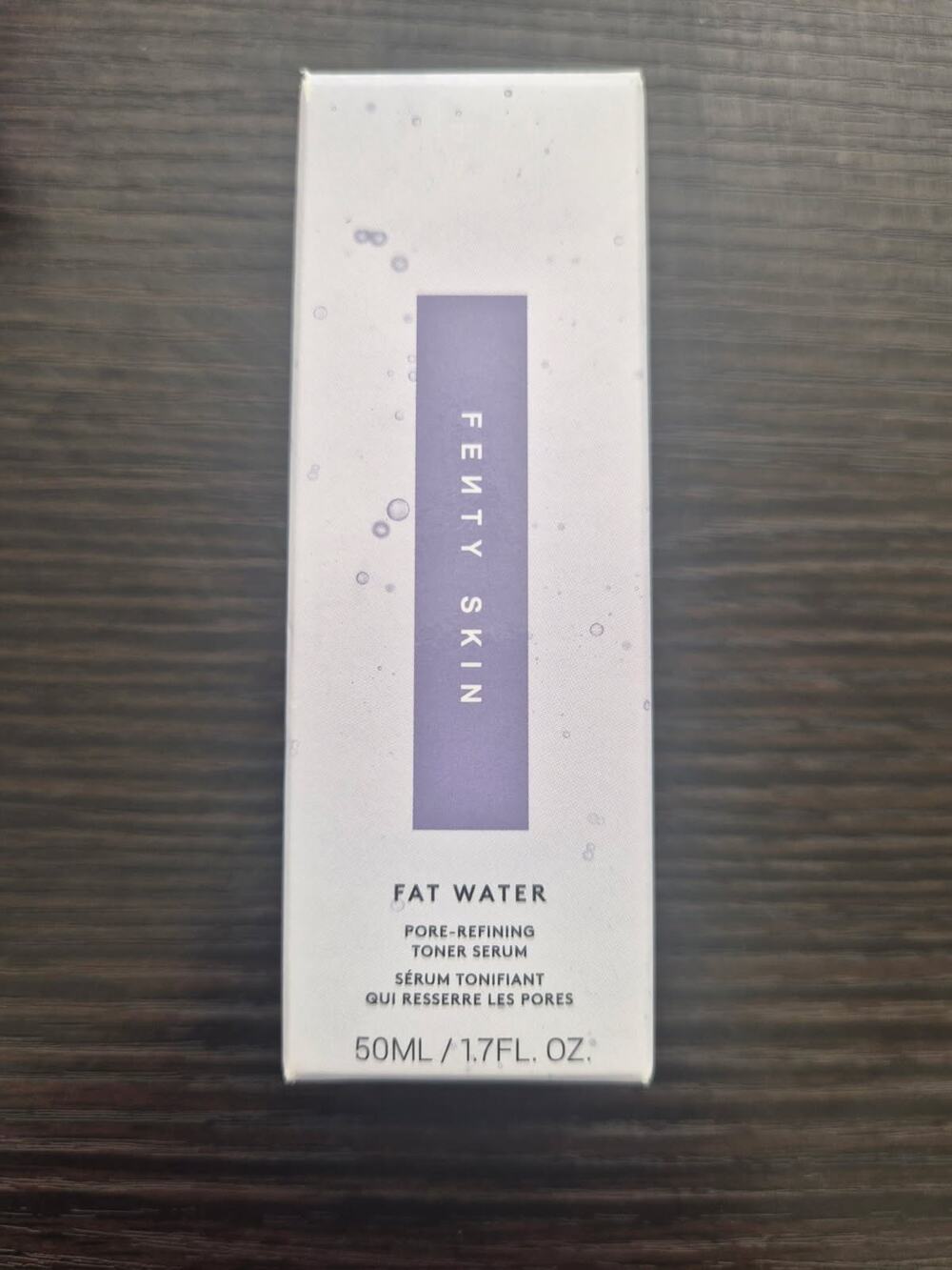Fenty Skin Fat Water Pore-Refining Toner Serum for Pores, Dark Spots; 1.7 oz